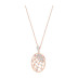 Swarovski 5488405 PRECISELY: кулон WEB CZWH/CRY/ROS