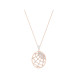 Swarovski 5488405 PRECISELY: кулон WEB CZWH/CRY/ROS