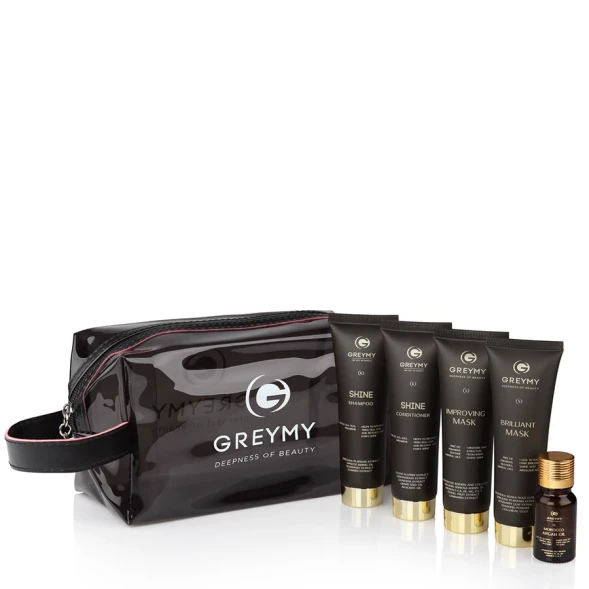 Набор миниатюр для блеска волос Brilliant Shine Set Travel