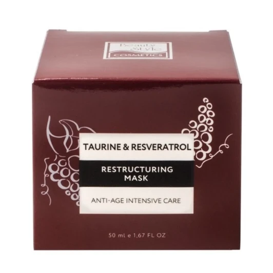 Маска реструктурирующая для лица / Taurine &amp; Resveratrol Anti Age plus 50 мл