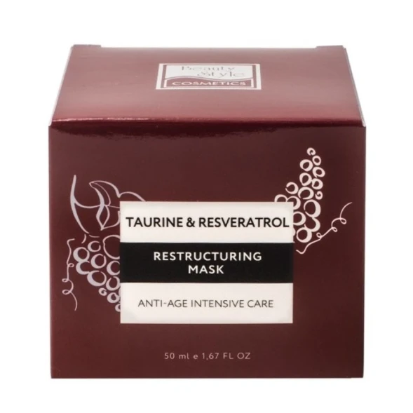 Маска реструктурирующая для лица / Taurine &amp; Resveratrol Anti Age plus 50 мл