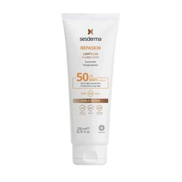 Крем-гель солнцезащитный / Repaskin Light Fluid SPF 50 200 мл
