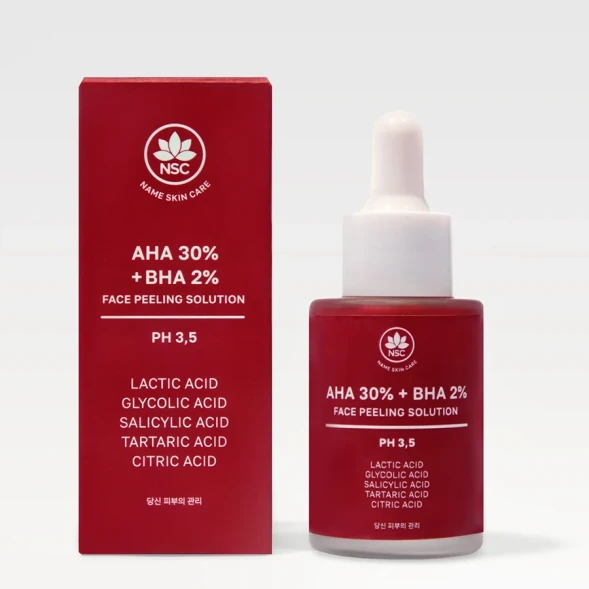 Пилинг кислотный для лица / AHA 30% + BHA 2% Facial Peeling Solution 30 мл