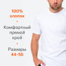 Мужская базовая футболка из хлопка 2 шт. Happyfox (белый.черный)