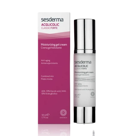 Крем-гель увлажняющий для лица с витаминами С и Е / ACGLICOLIC CLASSIC FORTE Moisturizing gel cream 50 мл