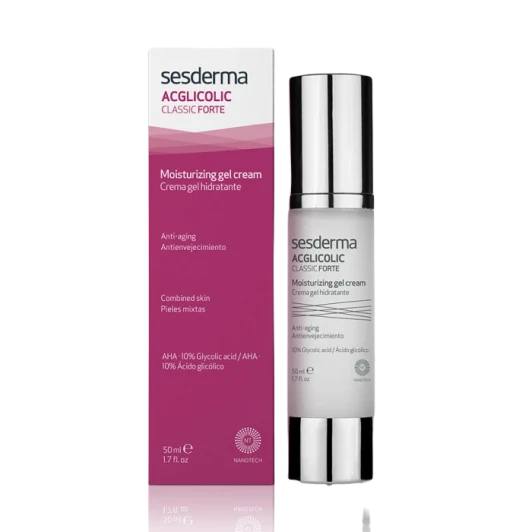 Крем-гель увлажняющий для лица с витаминами С и Е / ACGLICOLIC CLASSIC FORTE Moisturizing gel cream 50 мл