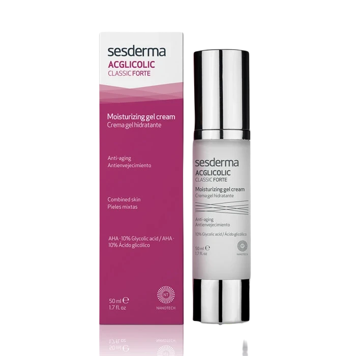 Крем-гель увлажняющий для лица с витаминами С и Е / ACGLICOLIC CLASSIC FORTE Moisturizing gel cream 50 мл
