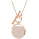 Swarovski 5574915 GINGER: ожерелье+серьги T BAR CRY/ROS