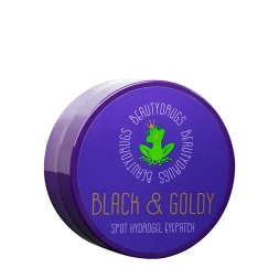Патчи для глаз с золотом и жемчугом / Black&amp;Goldy Hydrogel Eyepatch 60 шт
