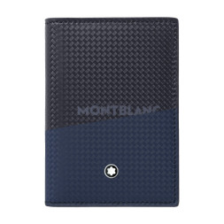00128615 ВИЗИТНИЦА MB EXTREME 2.0 С КЛАП СИН/ЧЕРН MONTBLANC