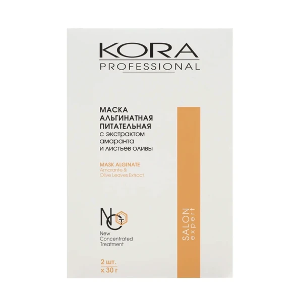 Маска альгинатная питательная / Kora Professional 2*30 гр