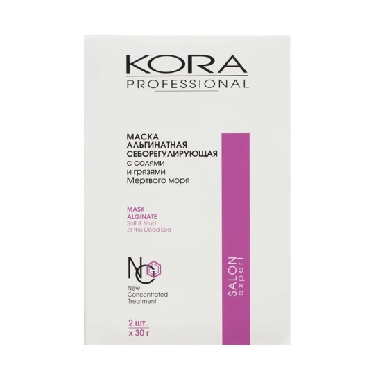 Маска альгинатная себорегулирующая / Kora Professional 2*30 гр