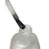 Покрытие финишное для лака профессиональное с поталью матовое, серебро / PROLAC+bioceramics Potal matte top Silver 12.5 мл