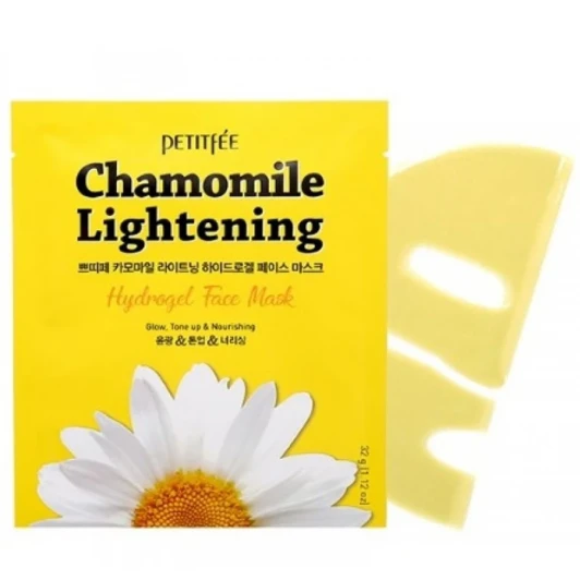 Маска гидрогелевая выравнивающая тон кожи / Chamomile Lightening Hydrogel Face Mask 32 гр