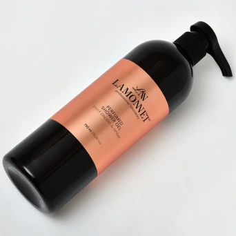Гель парфюмированный для душа, черный перец и амбра / LAMONNET 750 мл