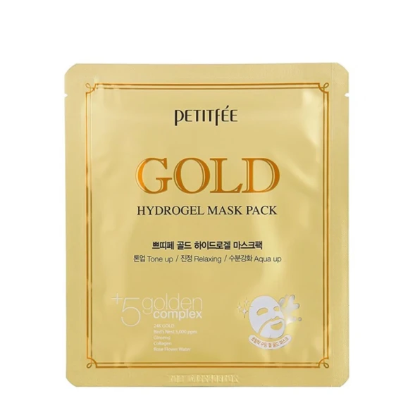 Маска гидрогелевая с коллоидным золотом для лица / Hydrogel Mask Pack 32 гр