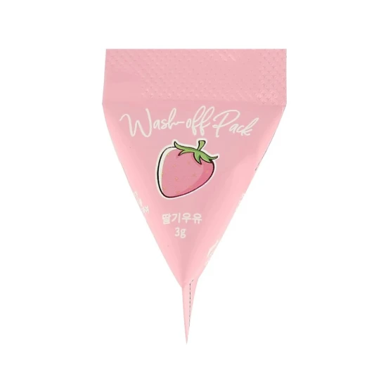 Маска глиняная с клубничным молоком / Med B Strawberry Milk Wash Off Pack 10*3 гр