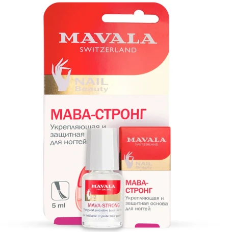 Основа укрепляющая и защитная для ногтей Мава-Стронг / Mava-Strong carded 5 мл