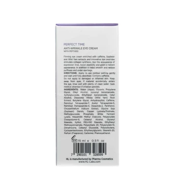 Крем для век укрепляющий от морщин и отечности / Perfect Time Anti Wrinkle Eye Cream 15 мл