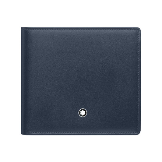 Montblanc 00115133 бумажник с отд д/монет синий