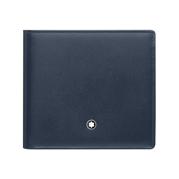 Montblanc 00115133 бумажник с отд д/монет синий