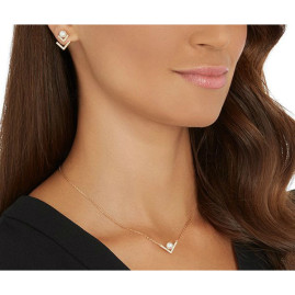 Swarovski 5219747 Кулон+серьги EDIFY прозр.роз.золото