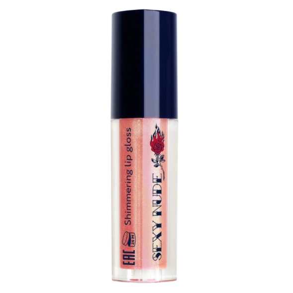 Блеск для губ мерцающий, №447 / Sexy Nude 3,5 мл