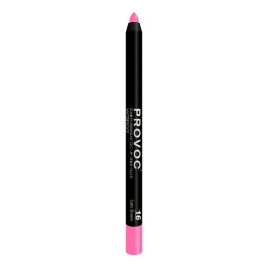 Подводка гелевая в карандаше для губ, 16 розовый барби / Gel Lip Liner Satin Sheets