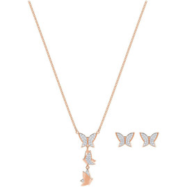 Swarovski 5382365 LILIA: кулон+серьги CRY/ROS