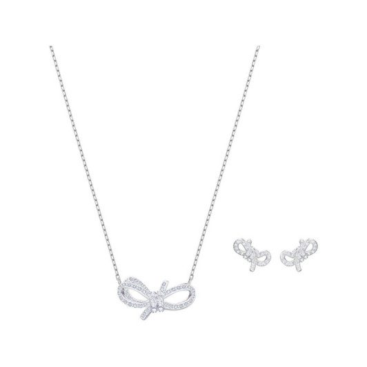 Swarovski 5470594 LIFELONG BOW: кулон+серьги CRY/RHS