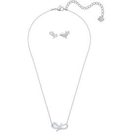Swarovski 5470594 LIFELONG BOW: кулон+серьги CRY/RHS