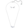 Swarovski 5470594 LIFELONG BOW: кулон+серьги CRY/RHS