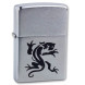 200 Зажигалка ZIPPO Panther, латунь/сталь с покрытием Brushed Chrome, УЦЕНКА