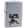 200 Зажигалка ZIPPO Panther, латунь/сталь с покрытием Brushed Chrome, УЦЕНКА