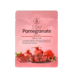 Маска тканевая с экстрактом граната / Med B 1 Day Pomegranate Mask Pack 27 мл