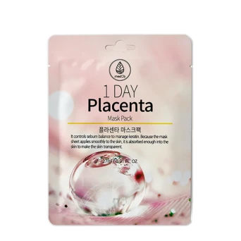 Маска тканевая с экстрактом фитоплаценты / Med B 1 Day Placenta Mask Pack 27 мл