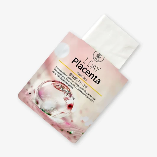 Маска тканевая с экстрактом фитоплаценты / Med B 1 Day Placenta Mask Pack 27 мл