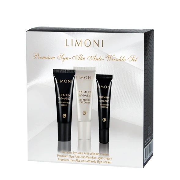 Набор для лица (крем 25 мл, крем для век 15 мл, крем легкий 25 мл) / Premium Syn-Ake Anti-Wrinkle Care Set