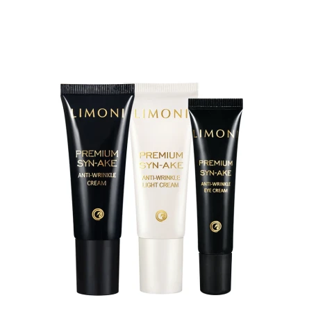 Набор для лица (крем 25 мл, крем для век 15 мл, крем легкий 25 мл) / Premium Syn-Ake Anti-Wrinkle Care Set