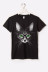 Футболка для девочки Happyfox (кот.в.очках,черный)
