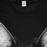Футболка для девочки Happyfox (кот.в.очках,черный)