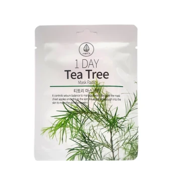 Маска тканевая с экстрактом чайного дерева / Med B 1 Day Tea Tree Mask Pack 27 мл