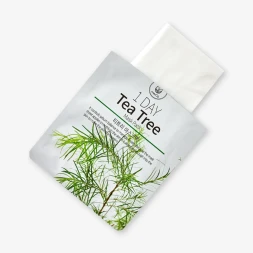 Маска тканевая с экстрактом чайного дерева / Med B 1 Day Tea Tree Mask Pack 27 мл