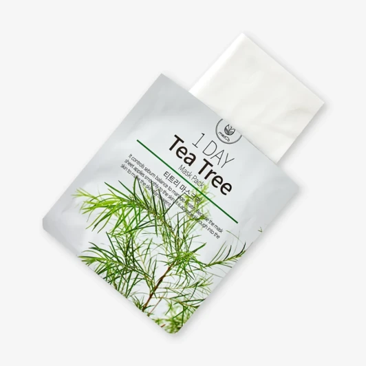 Маска тканевая с экстрактом чайного дерева / Med B 1 Day Tea Tree Mask Pack 27 мл