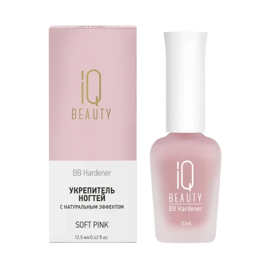 Укрепитель для ногтей с натуральным эффектом, тонирующий / BB Hardener Soft Pink 12,5 мл