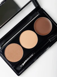 Набор теней для бровей, 01 светло-коричневый EYEBROWNS Brow Palette 3,9 гр