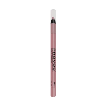 Подводка гелевая в карандаше для губ, 801 лилово-бежевый нюд / Gel Lip Liner Rozie Pose 1,2 г