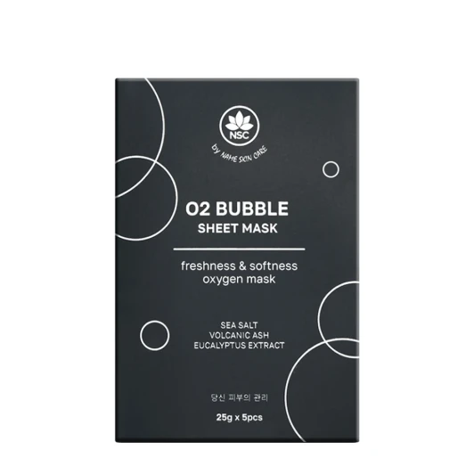 Маска тканевая ультраочищающая пузырьковая / O2 BUBBLE SHEET MASK 5*25 гр