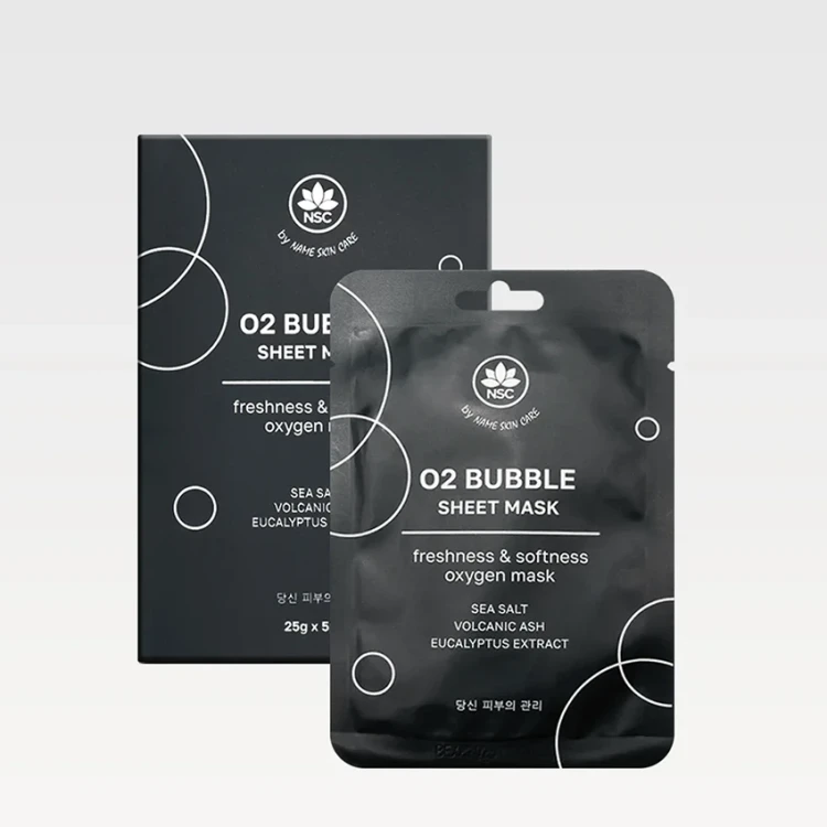Маска тканевая ультраочищающая пузырьковая / O2 BUBBLE SHEET MASK 5*25 гр