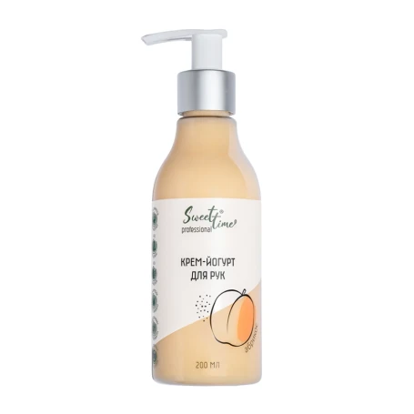 Крем-йогурт для рук, абрикос / Sweet Time 200 мл